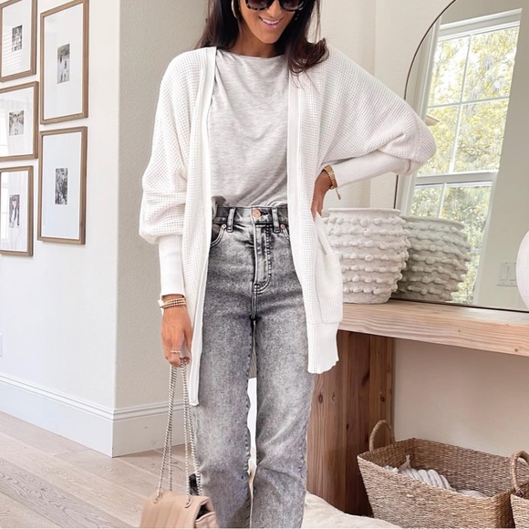 Express Sweaters - Dolman Sleeve Cardigan S